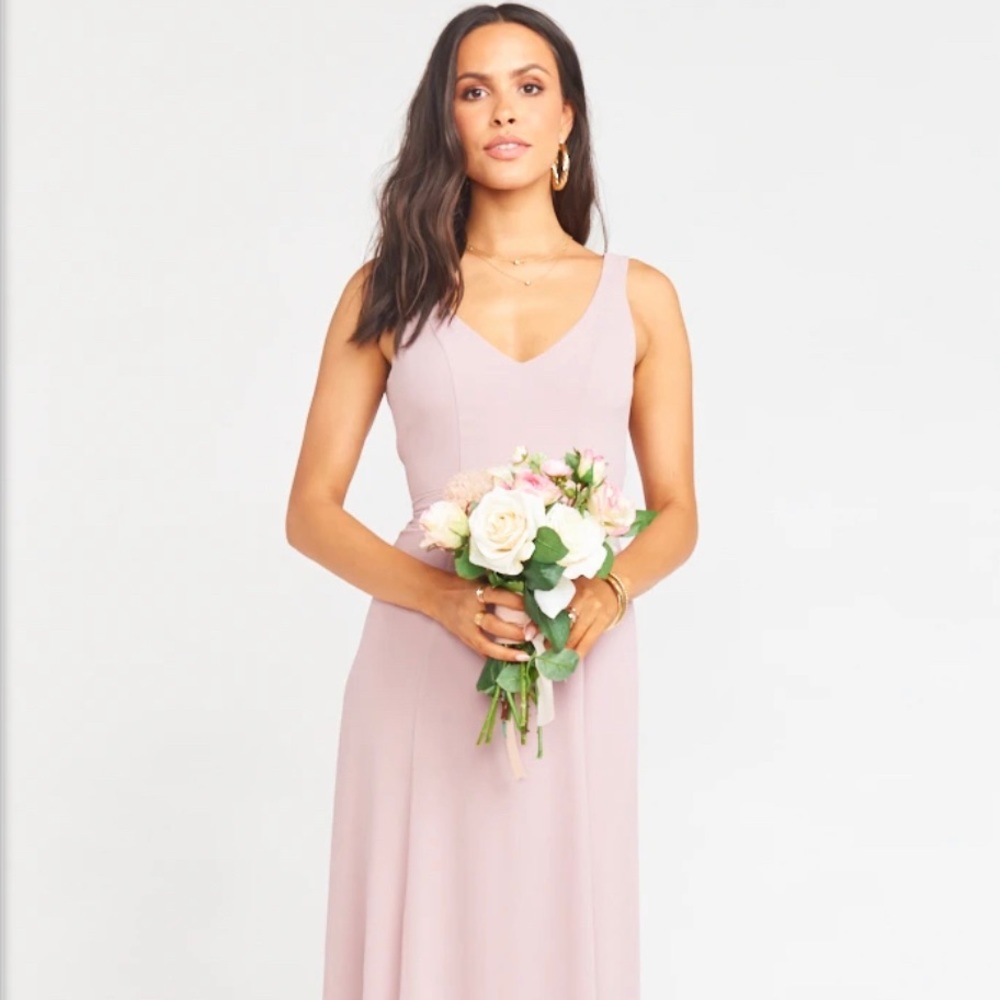 Show me your Mumu- Jenn Maxi Dress ~ Neutral Mauve Chiffon